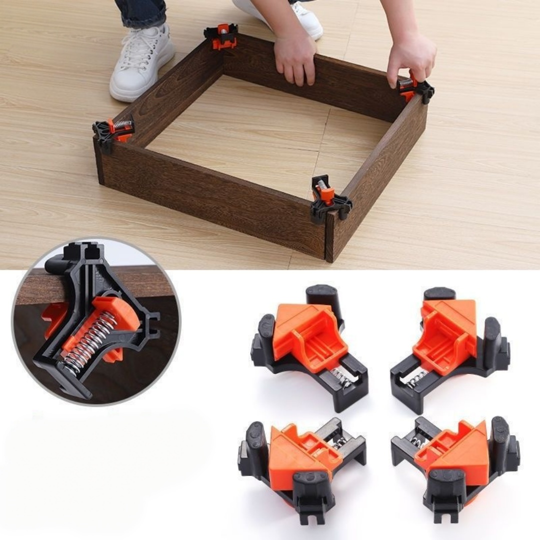 Woodworking Right Angle Clamp - 4pcs 90° Right Angle Clamp Fixing