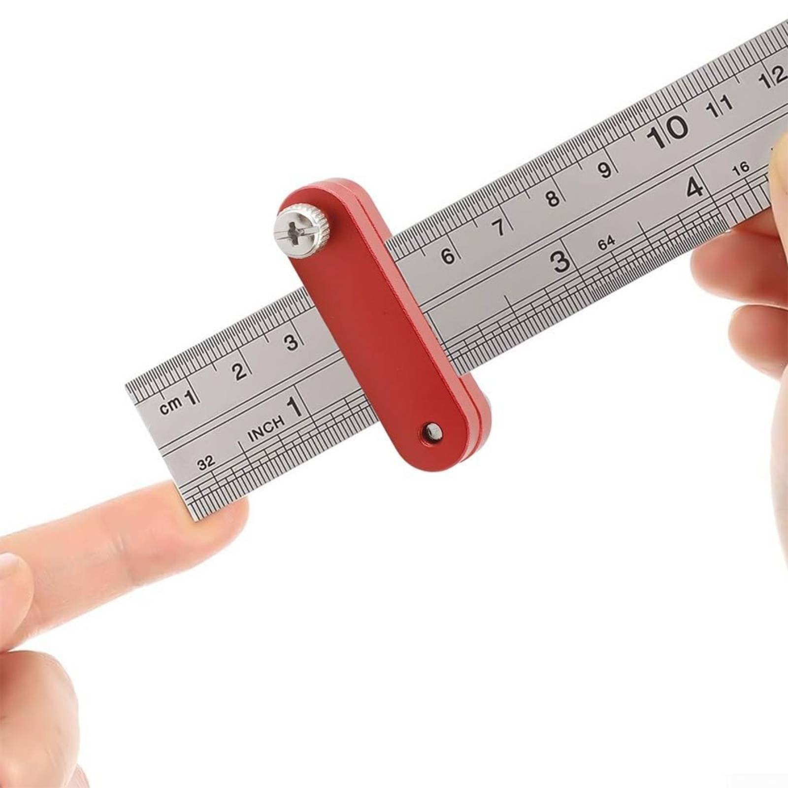 Woodworking Ruler - Woodworker's Ruler Stopper Adjustable Ruler Positioning
