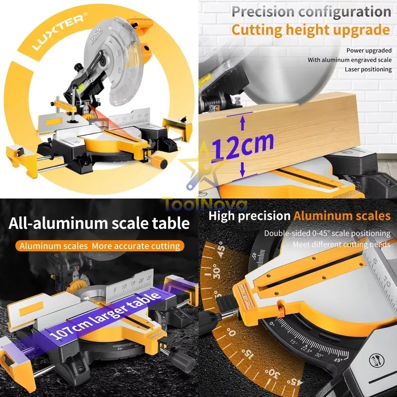Woodworking Saw - 2026hotsale* NEW LUXTER 14inch 355mm 2800W