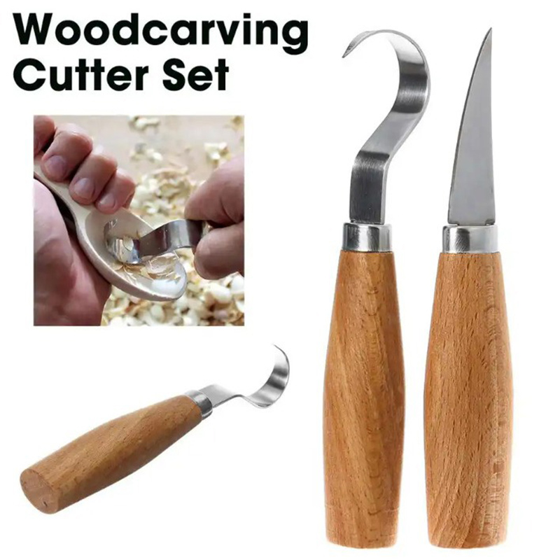 Woodworking Basics - Wood Carving Knife Chisel Hook Knife