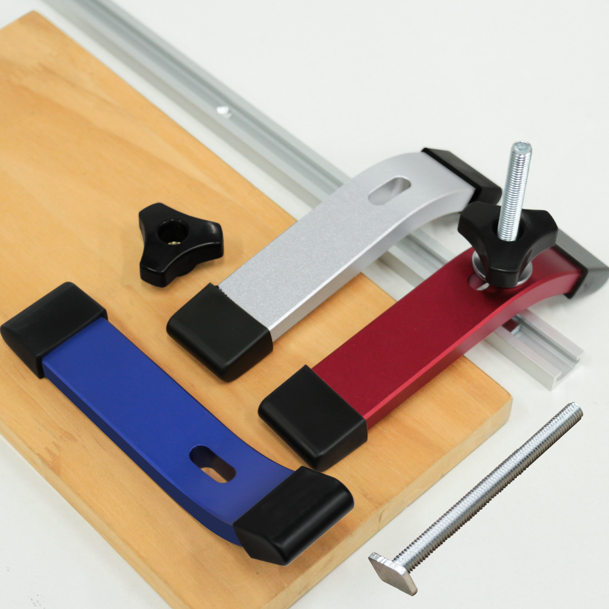 Woodworking Joinery - 1PC T-Track Hold Down Clamp Multi-tools