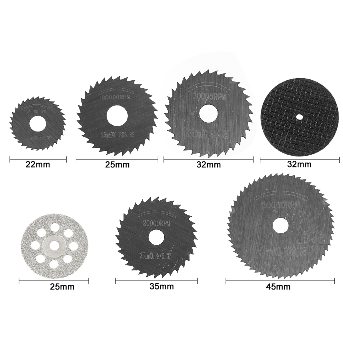 31/30pc Diamond Cutting Discs  - Woodworking Cutting Tools recension och pris