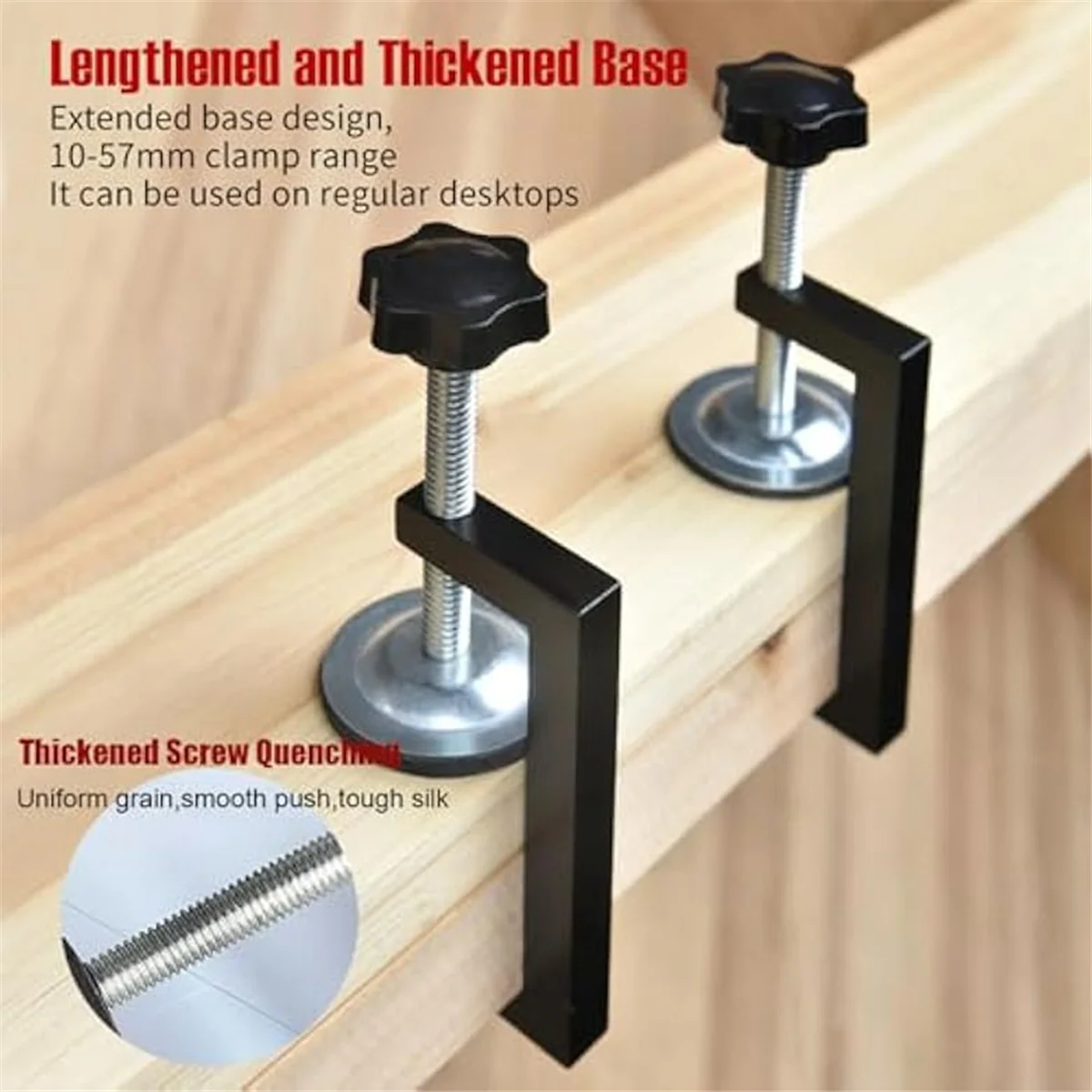 A06K 4pc G Clamps for Woodwork - Woodworking Cutting Tools recension och pris