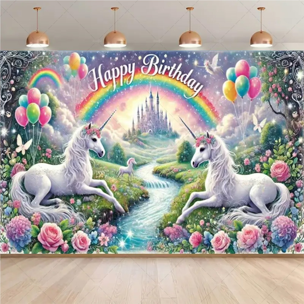 Pink 3D Magical Unicorn and Fa - Woodworking Horse recension och pris