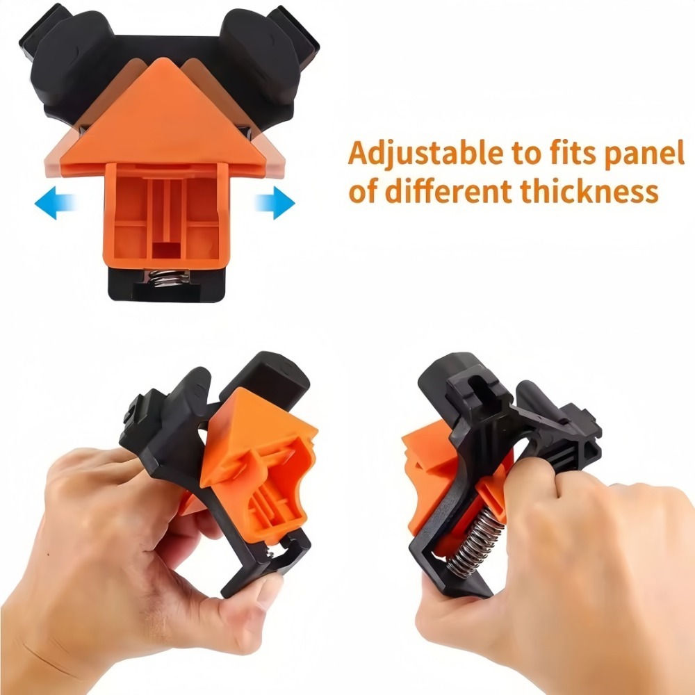 4pcs 90° Right Angle Clamp Fix - Woodworking Right Angle Clamp recension och pris