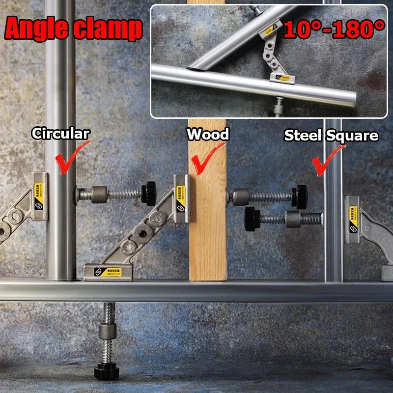 10-180 Degree Adjustable Right - Woodworking Right Angle Clamp recension och pris