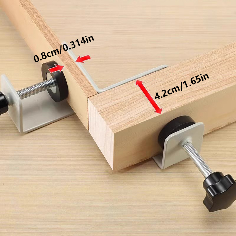 1/2pc 90 Degree Positioning Sq - Woodworking Right Angle Clamp recension och pris