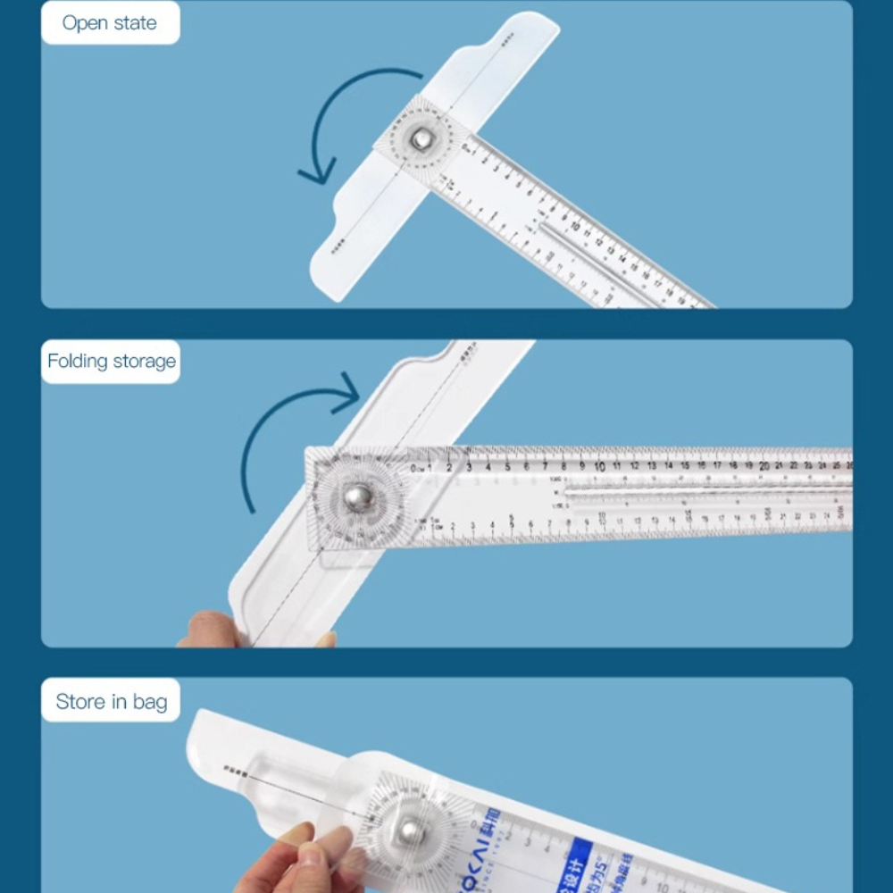Dual-Sided T Square Ruler Clea - Woodworking Basics recension och pris