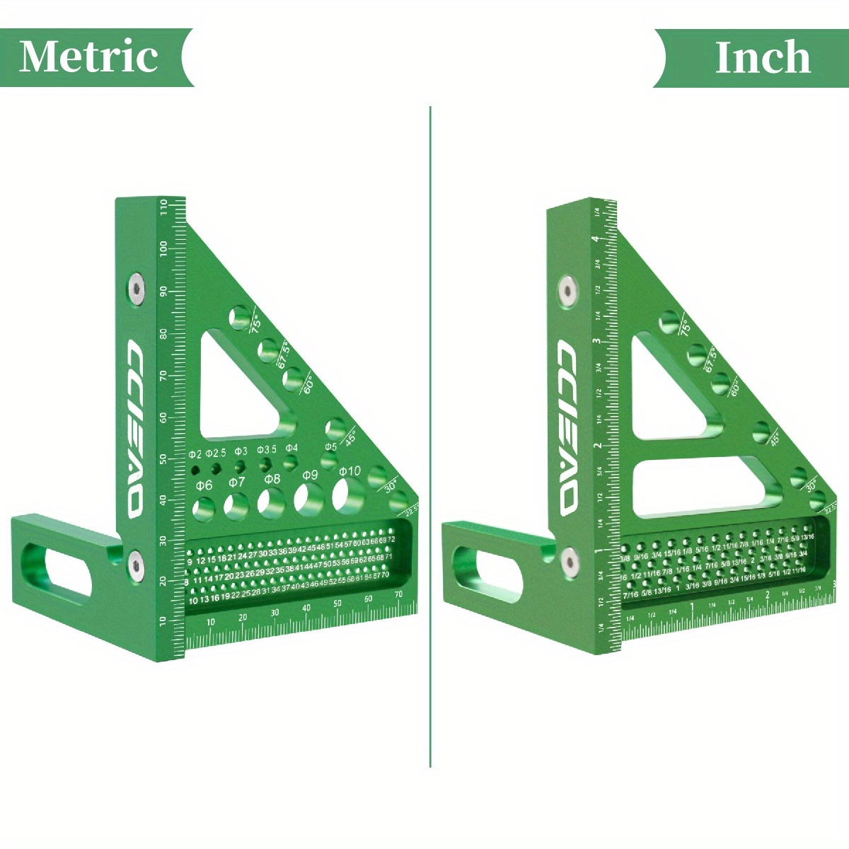 Carpenter Square 3D Multi Angl - Woodworking Ruler recension och pris