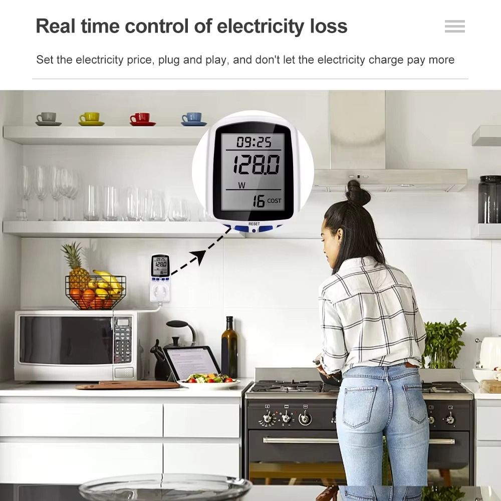 220V 110V Digital LCD Wattmete - Woodworking Uk recension och pris
