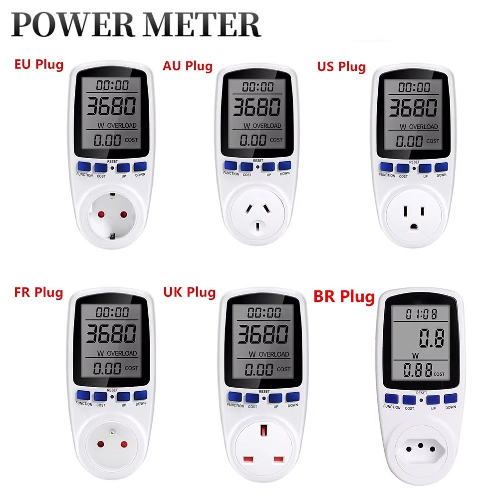 220V 110V Digital LCD Wattmete - Woodworking Uk recension och pris