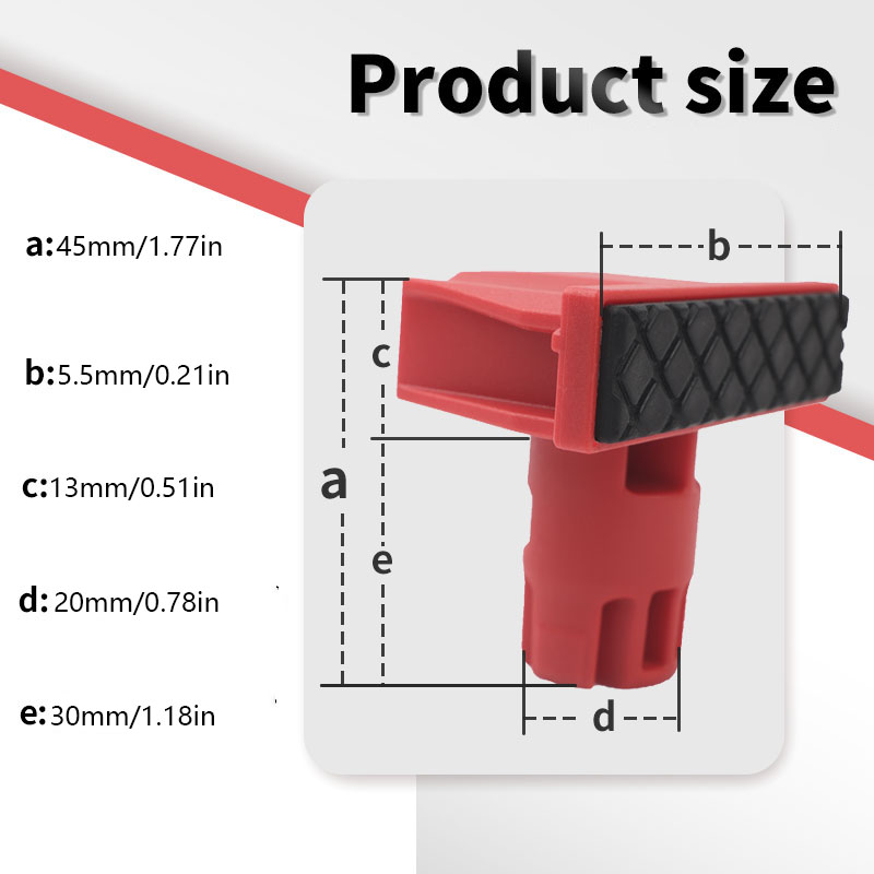 4Pcs Plastics Bench Dogs, 20mm - Woodworking Essential Tools recension och pris