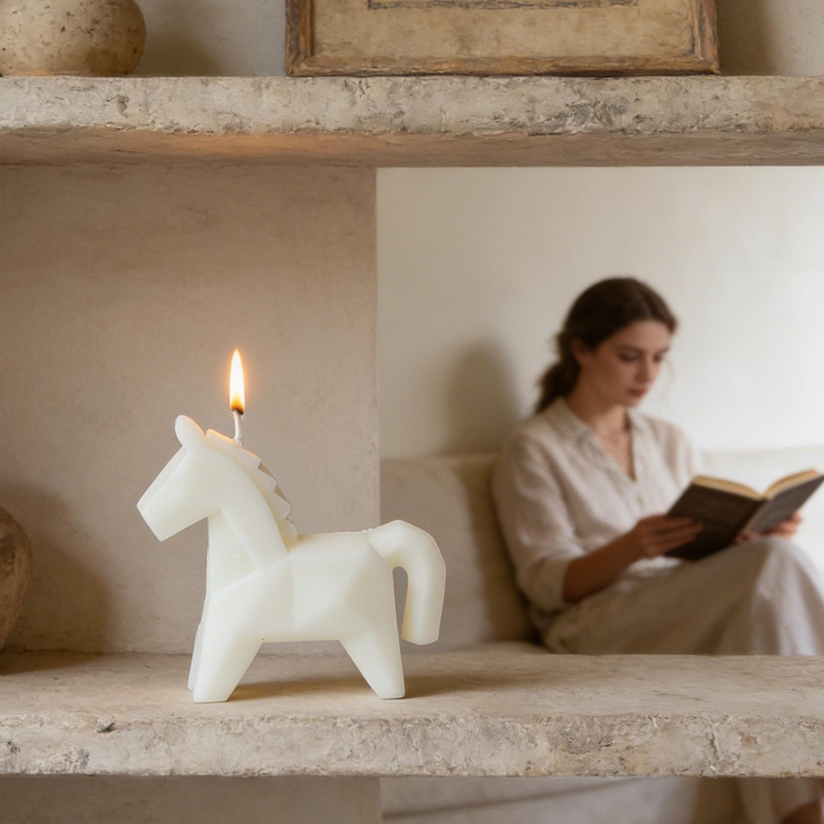 Horse Figure Scented Candle Tr - Woodworking Horse recension och pris