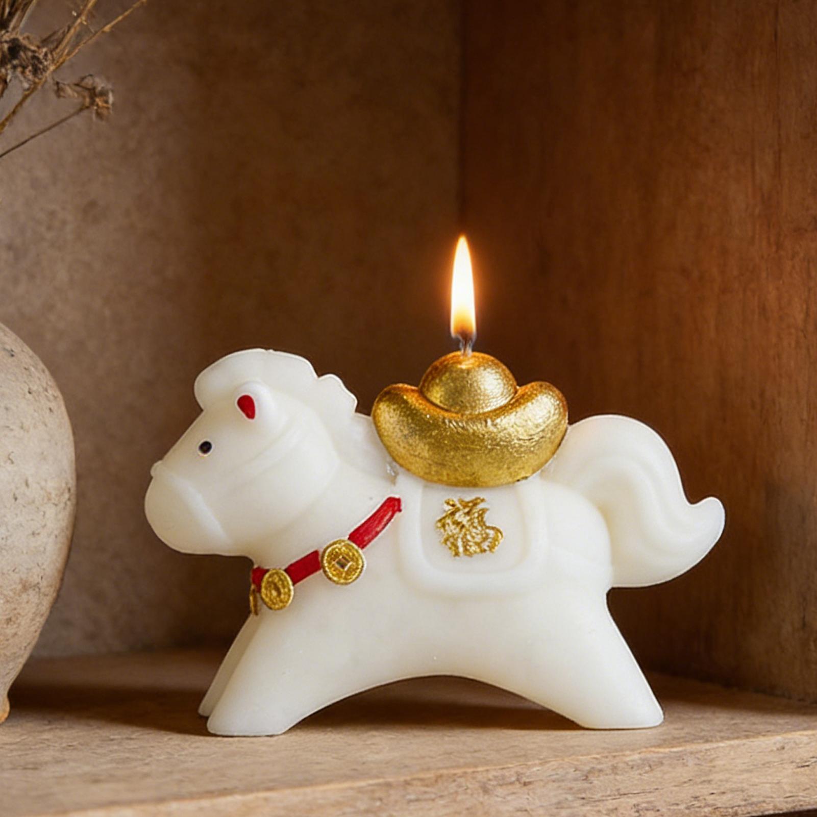 Horse Figure Scented Candle Tr - Woodworking Horse recension och pris