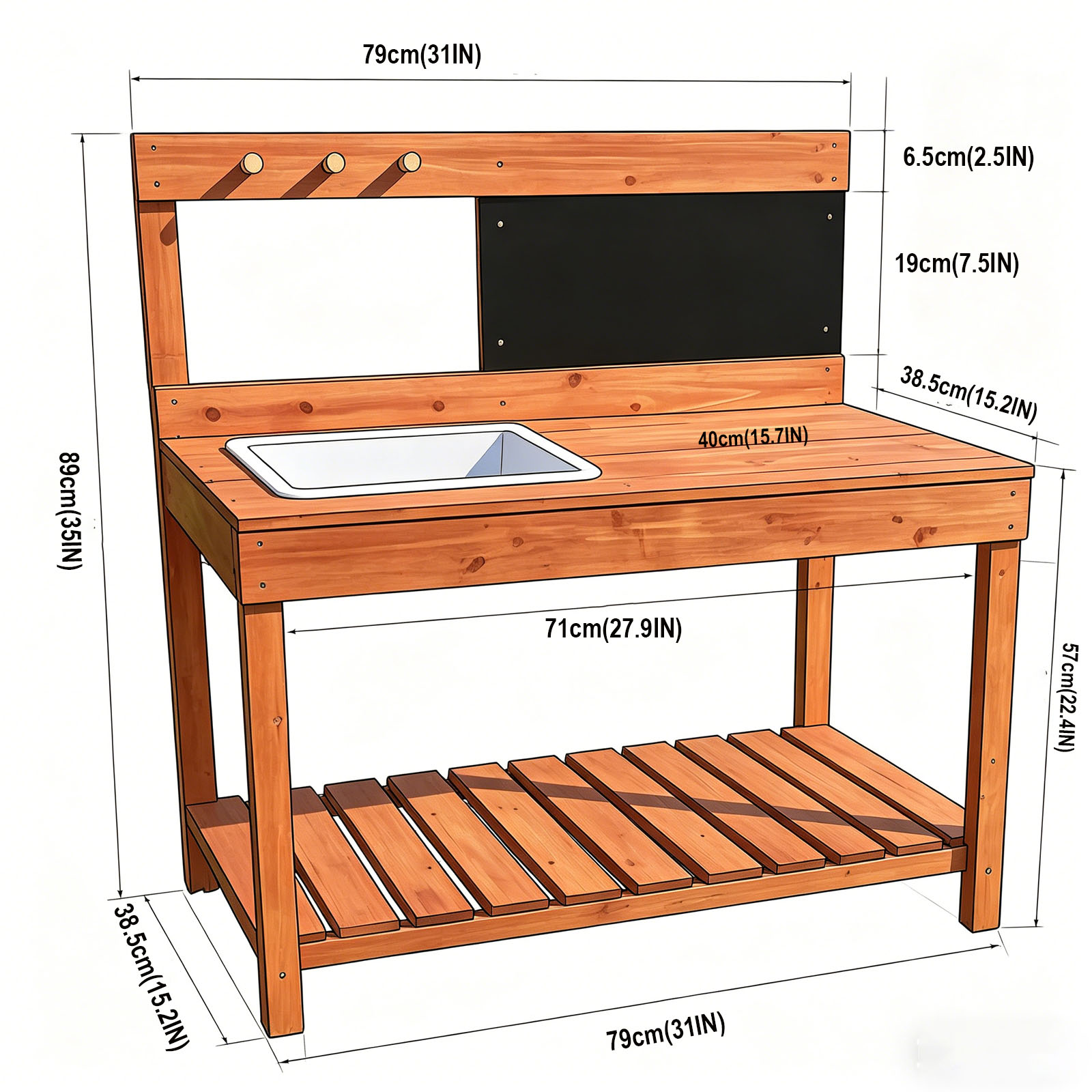 Wooden Potting Benches For Chi - Woodworking Workbench recension och pris