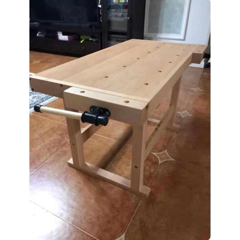 Home Solid Wood Table Beech Wo - Woodworking Workbench recension och pris