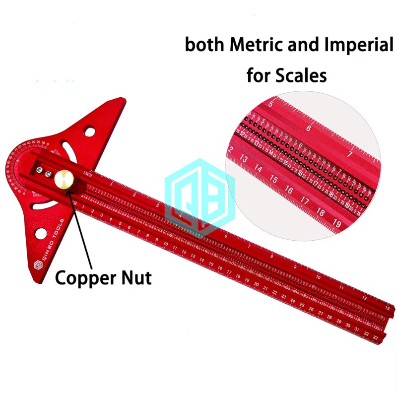 13 Inch Heavy-Duty Aluminum Al - Woodworking Ruler recension och pris