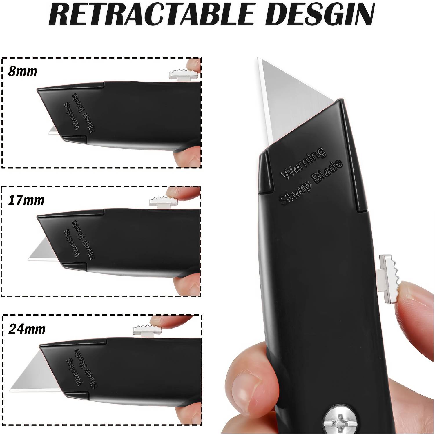 1/2PCS Utility Knife Retractab - Woodworking Warehouse recension och pris