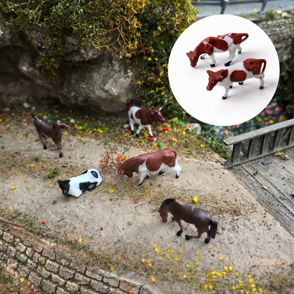 HO Scale Mini Farm Animal Figu - Woodworking Horse recension och pris