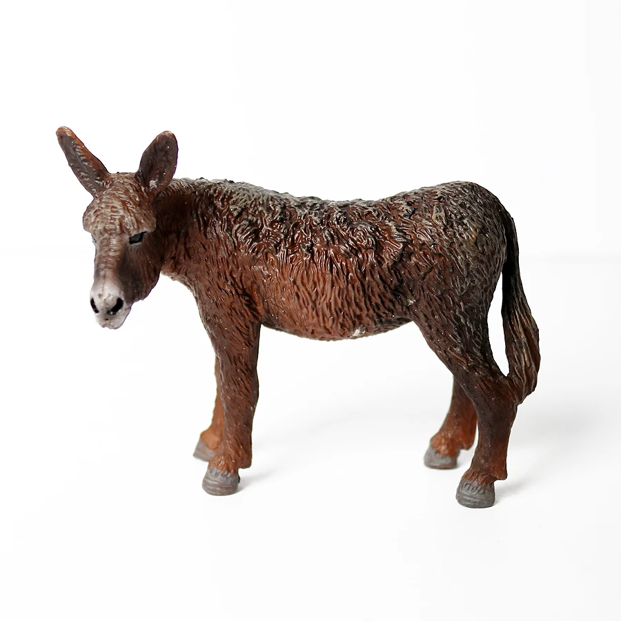 Donkey Model Toy Animals Figur - Woodworking Horse recension och pris