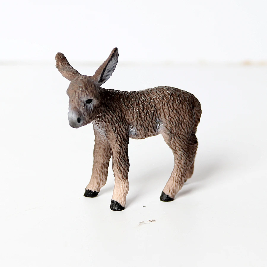 Donkey Model Toy Animals Figur - Woodworking Horse recension och pris
