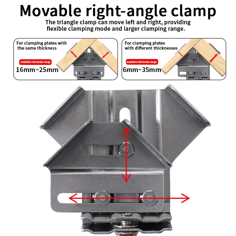 Stainless steel open/closed an - Woodworking Right Angle Clamp recension och pris