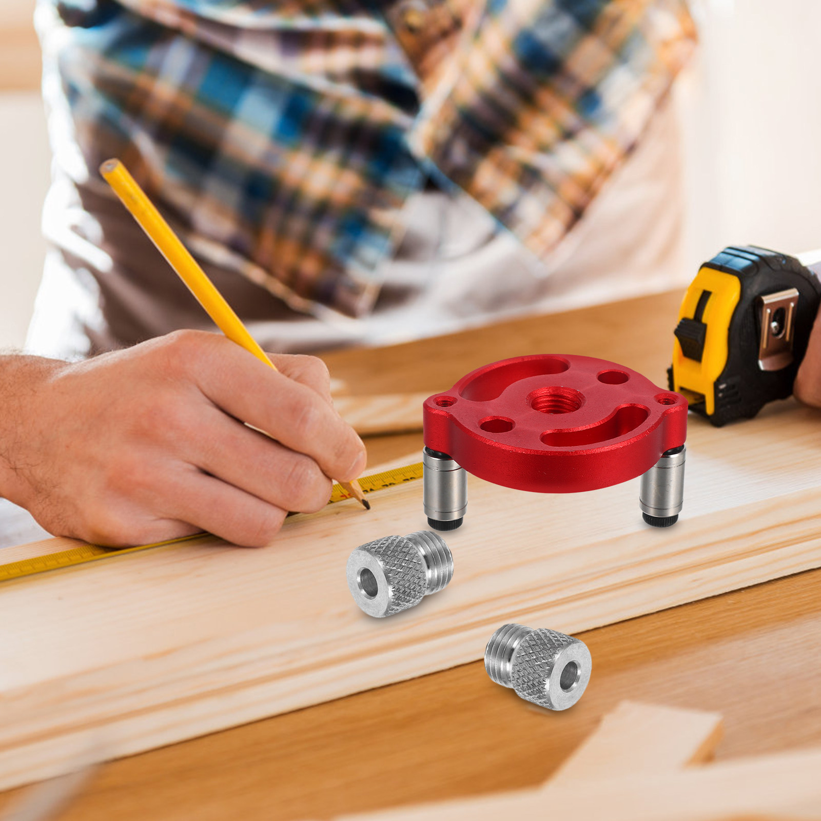 1Set Woodworking Drill Locator - Woodworking Joinery recension och pris