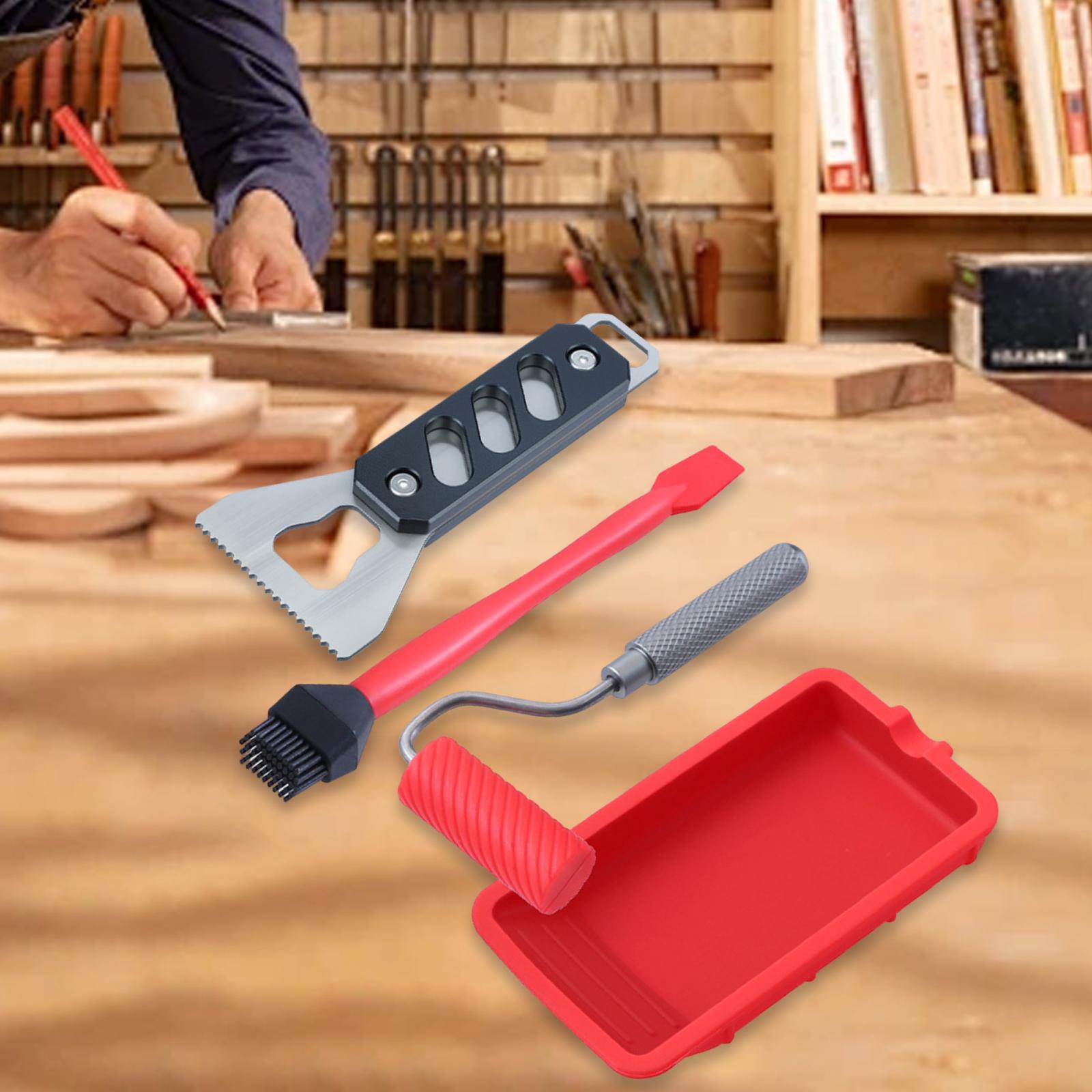 Glue Spreader with Tray Reusab - Woodworking Glue Roller recension och pris