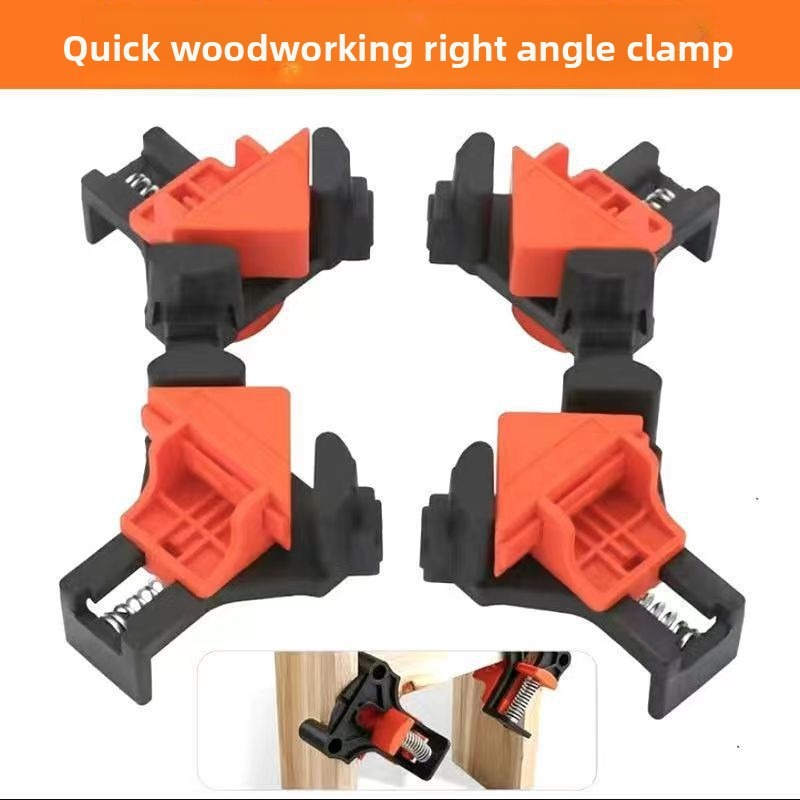 2/4PCS Right Angle Fixing Clip - Woodworking Right Angle Clamp recension och pris
