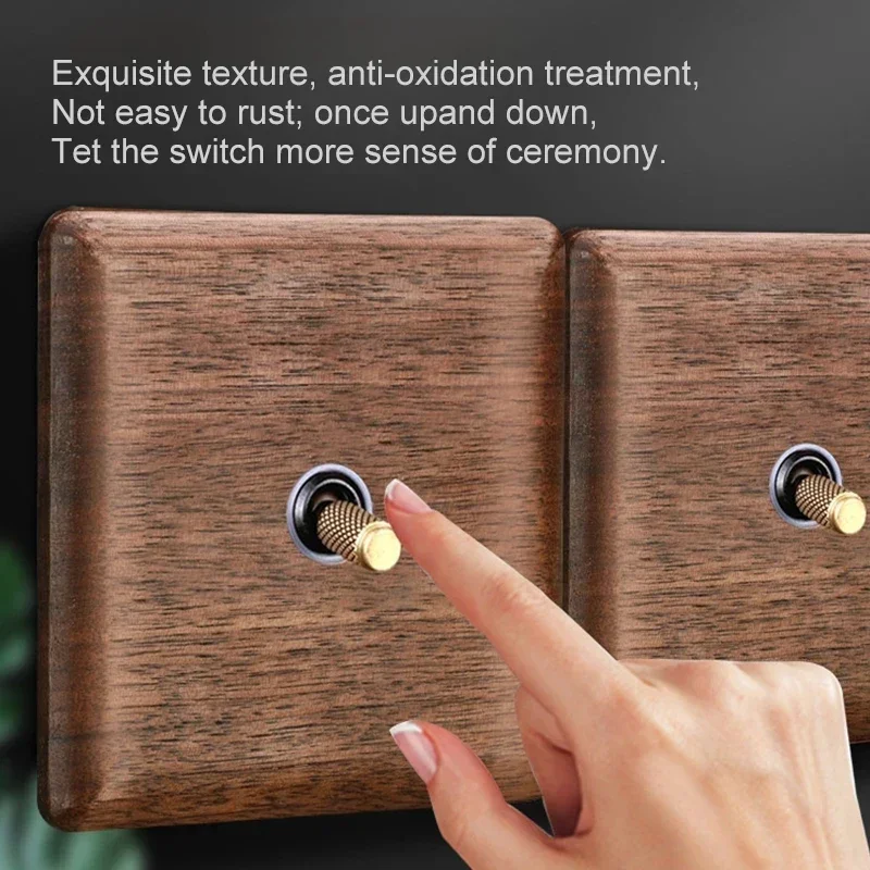 Retro Walnut Solid Wood Toggle - Woodworking Uk recension och pris